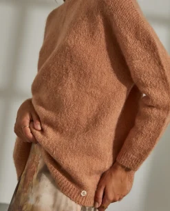 Camisola decote redondo mohair