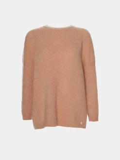 Camisola decote redondo mohair