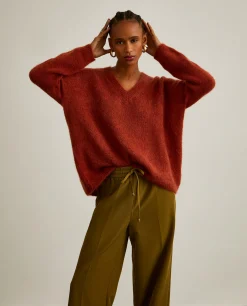 Camisola em lã mohair