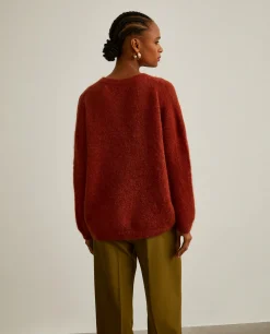 Camisola em lã mohair