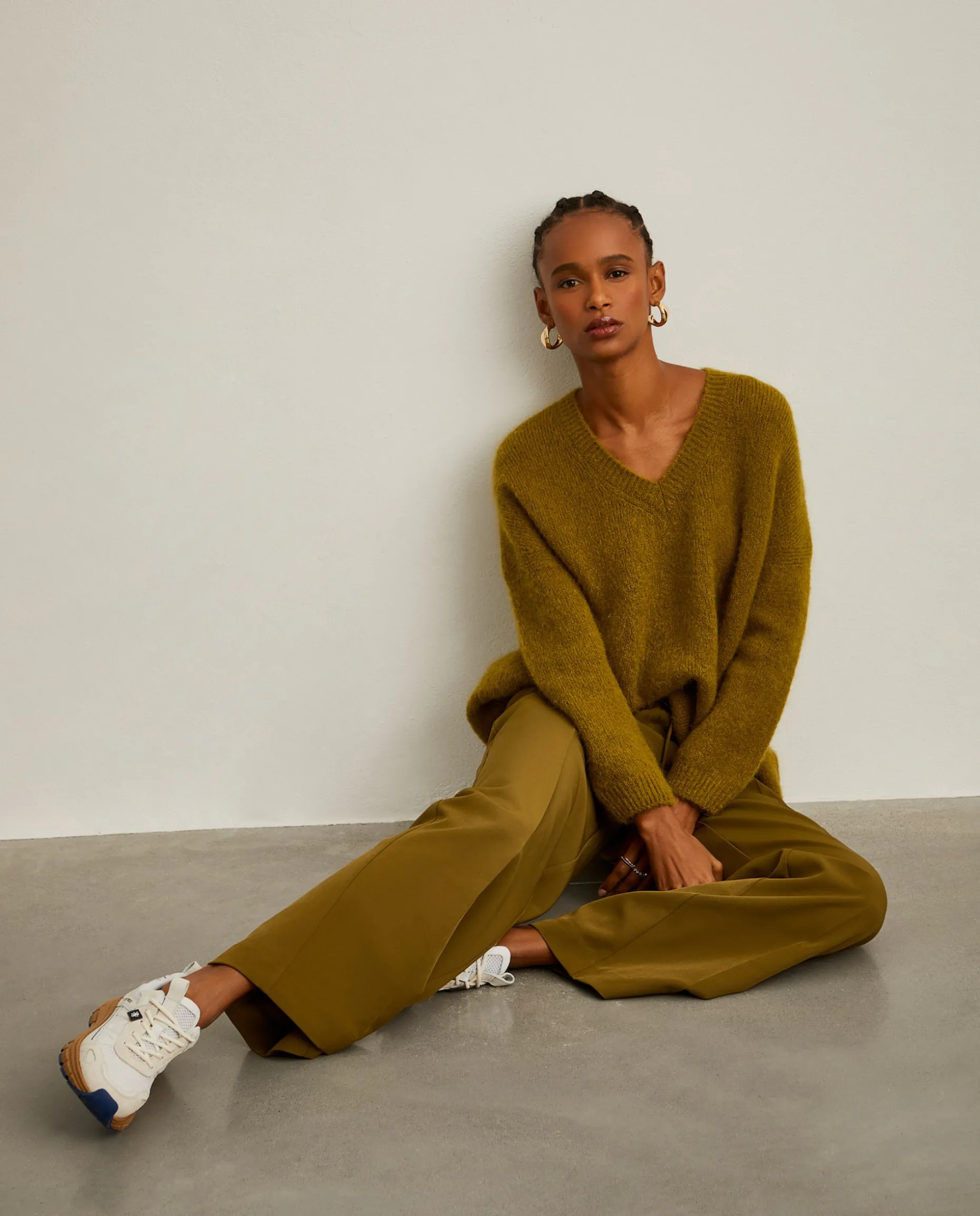 Camisola em lã mohair