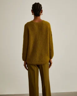 Camisola em lã mohair