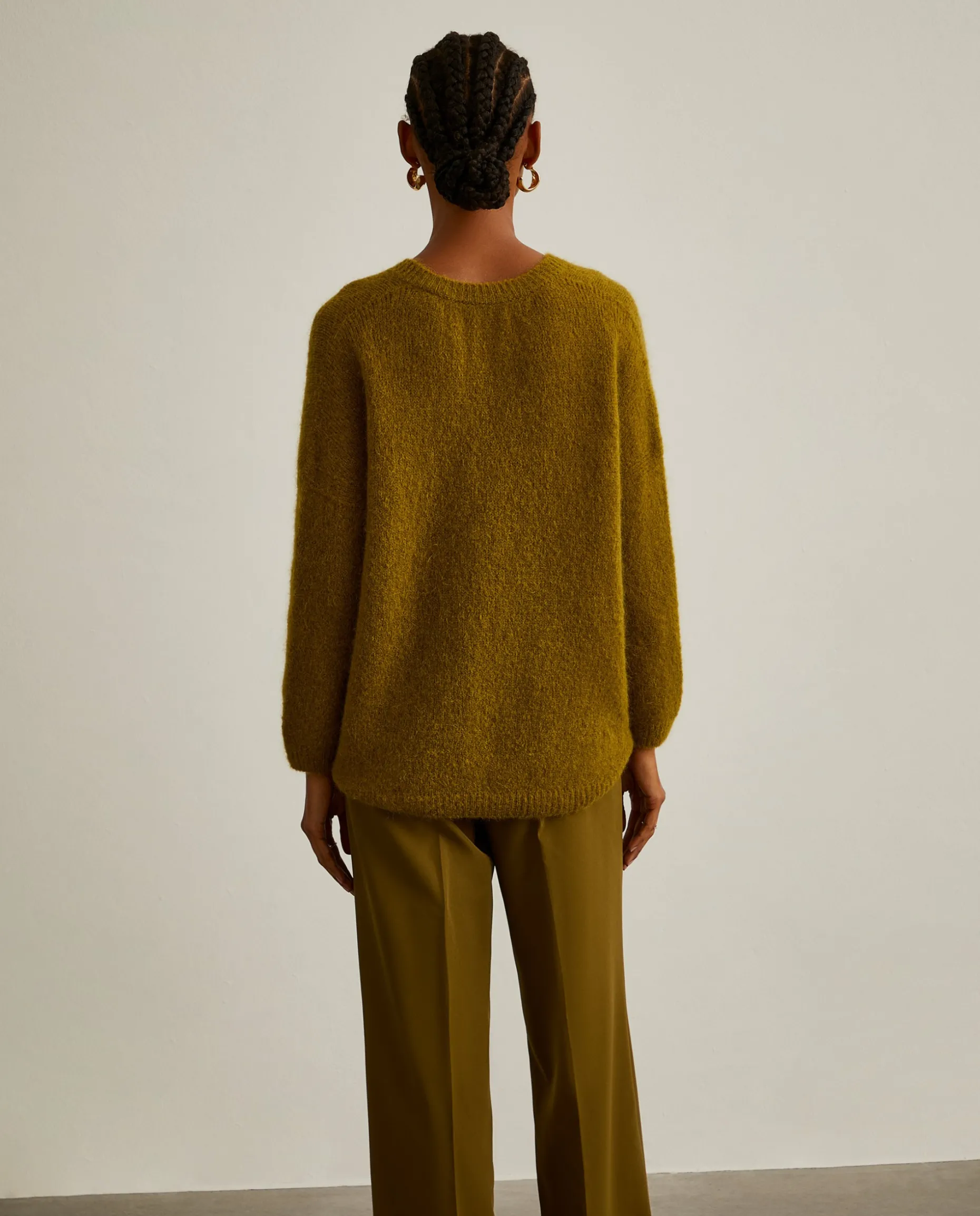 Camisola em lã mohair