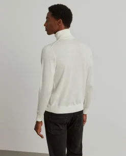 Camisola gola alta 100% lã merino