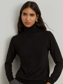 Camisola gola alta com lã