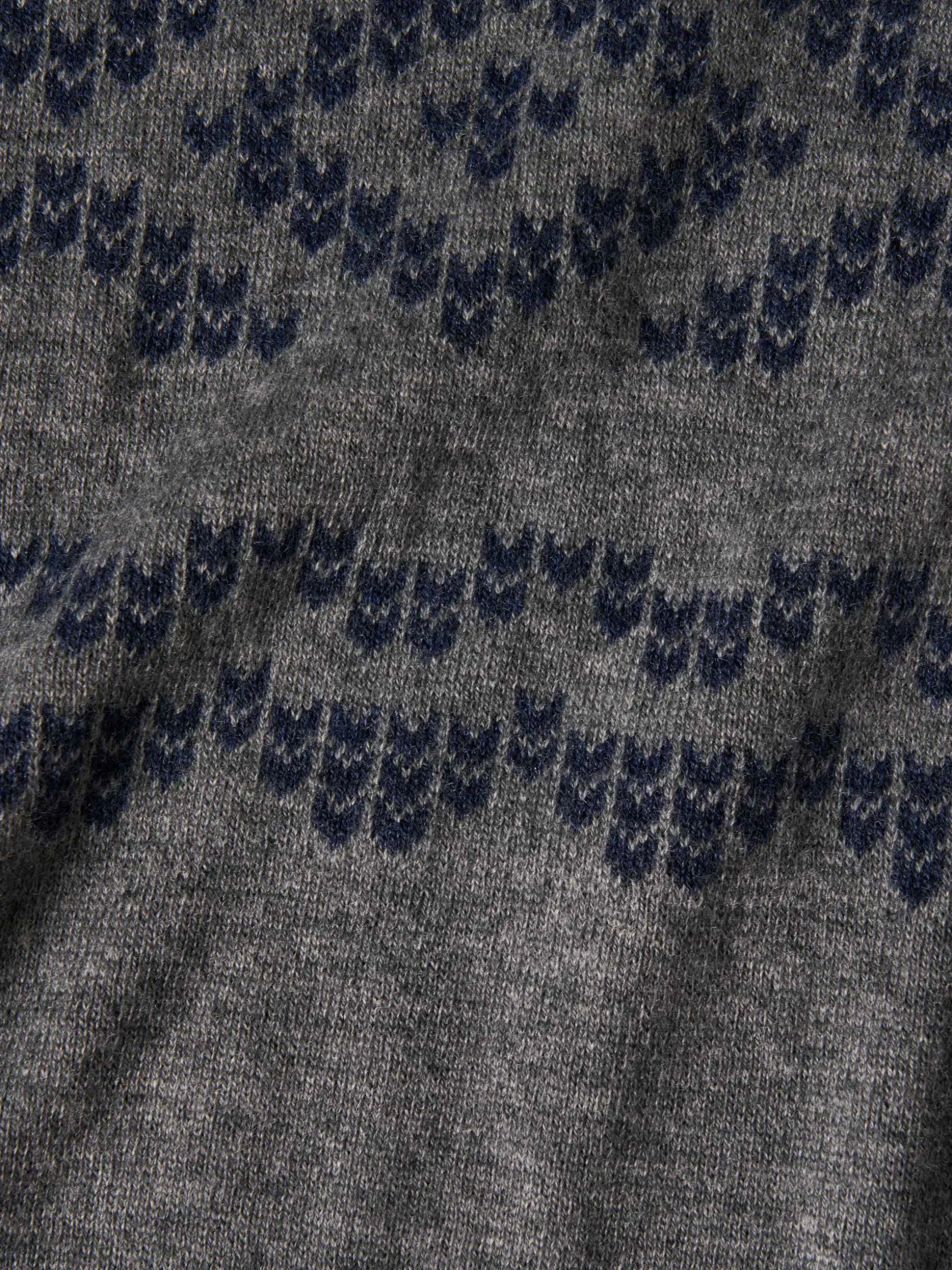 Camisola gola alta jacquard