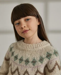 Camisola jacquard estruturada