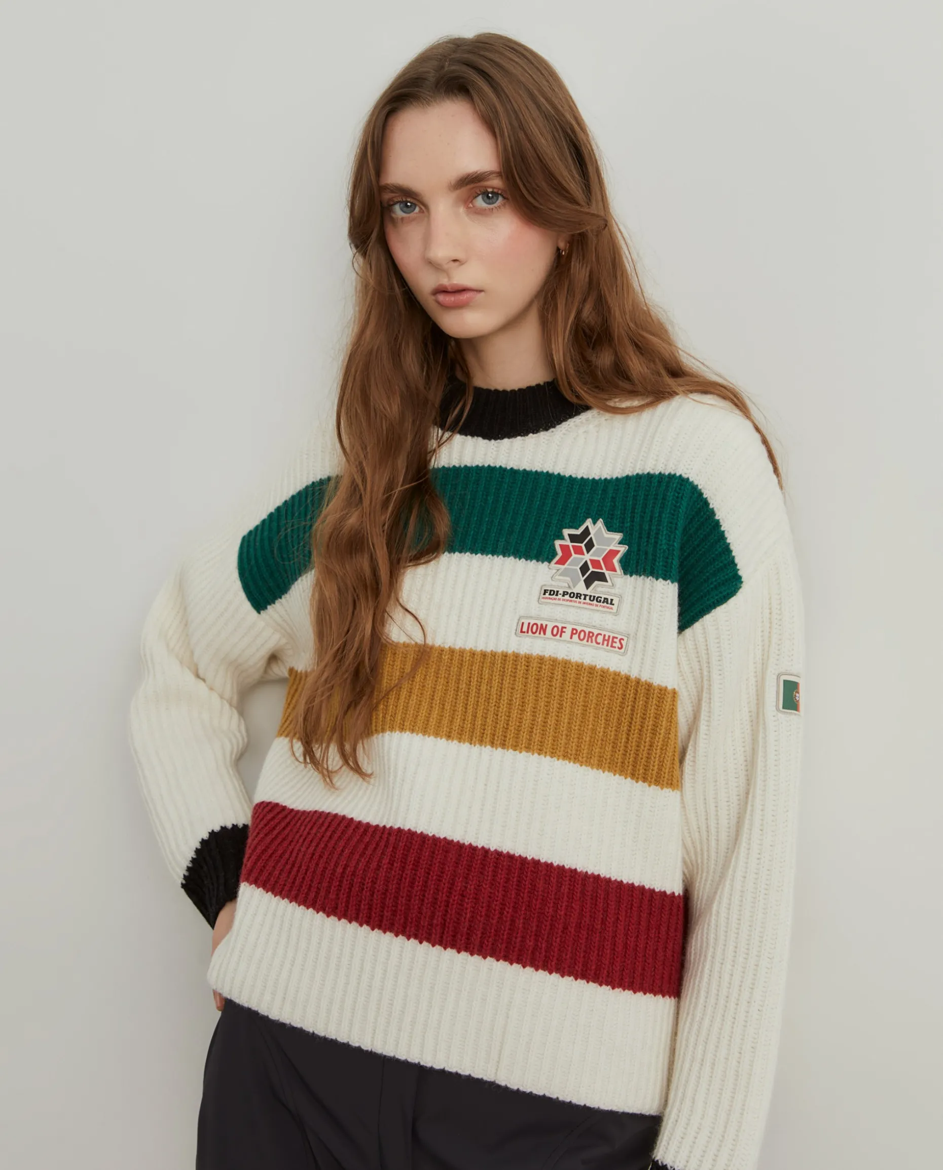Camisola malha tricotada Lion x FDI
