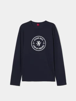 Camisola manga comprida com estampado