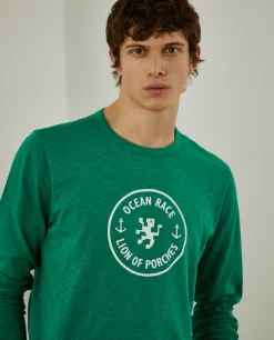 Camisola manga comprida com estampado