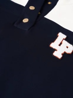 Camisola manga curta malha bicolor