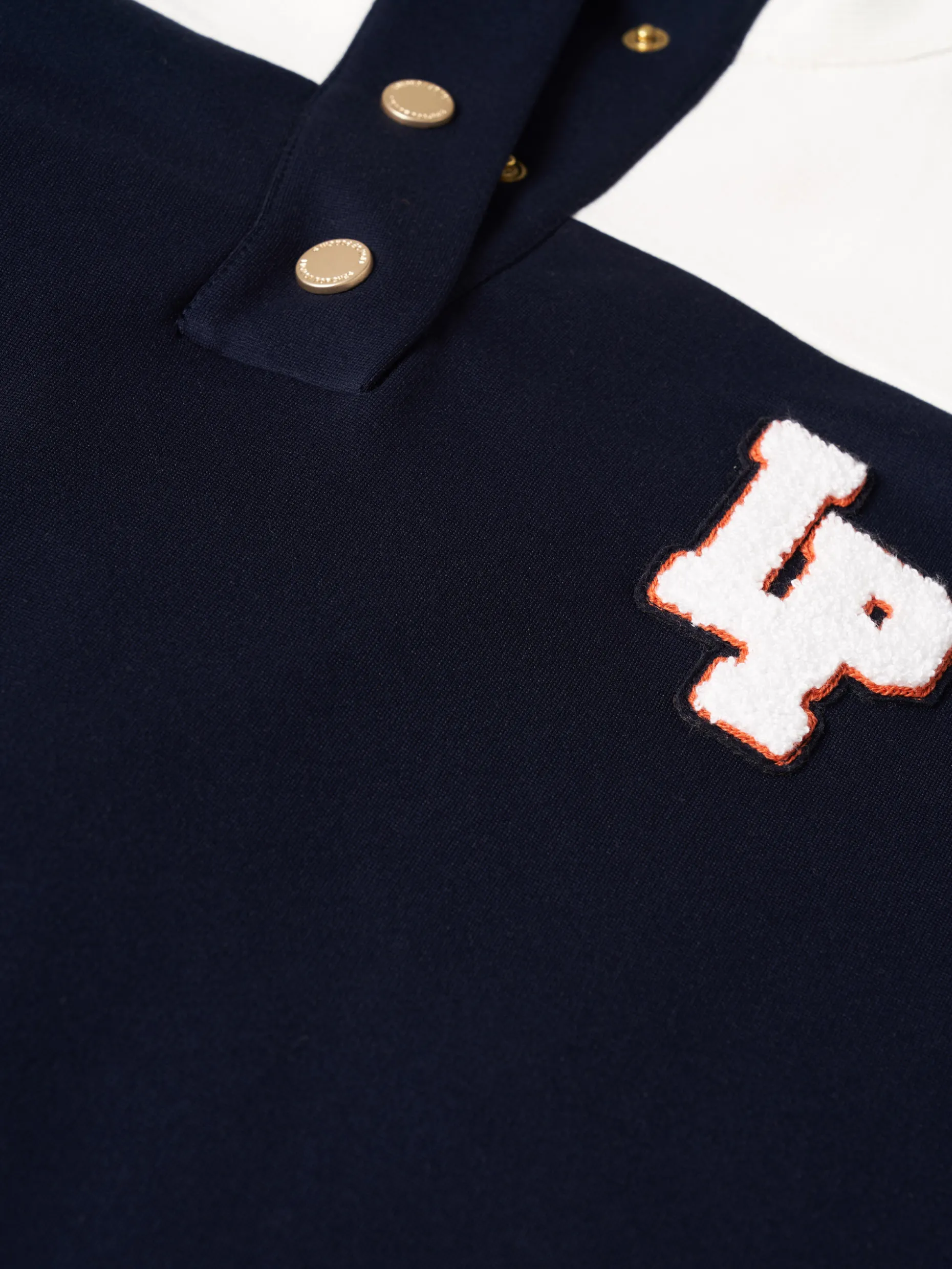 Camisola manga curta malha bicolor