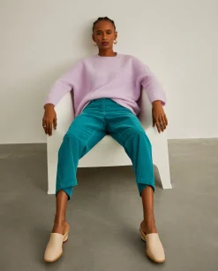 Camisola mistura de lã mohair