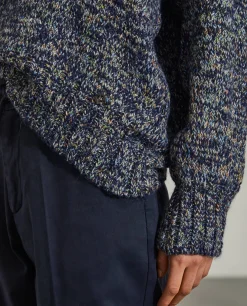 Camisola multicolor alpaca e algodão