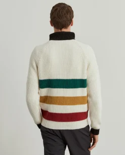 Camisola tricotada às riscas Lion x FDI