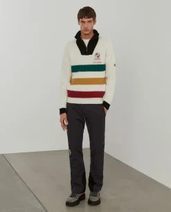 Camisola tricotada às riscas Lion x FDI