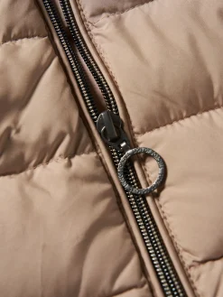 Casaco acolchoado com capuz