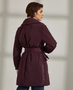 Casaco acolchoado com carteira