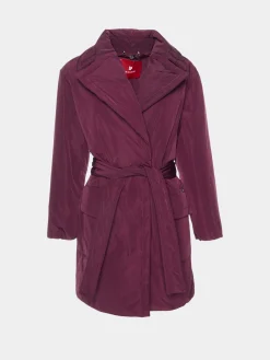 Casaco acolchoado com carteira