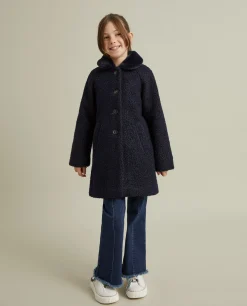 Casaco com gola de pelo