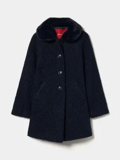 Casaco com gola de pelo