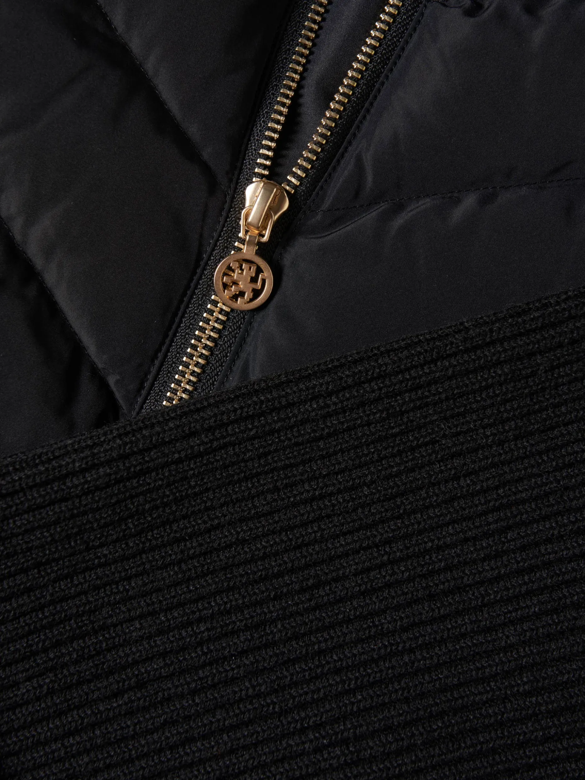 Casaco combinado acolchoado