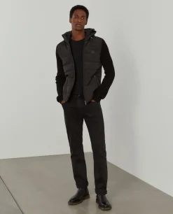 Casaco combinado com capuz