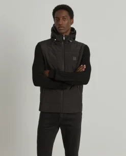 Casaco combinado com capuz