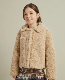 Casaco curto de pelo