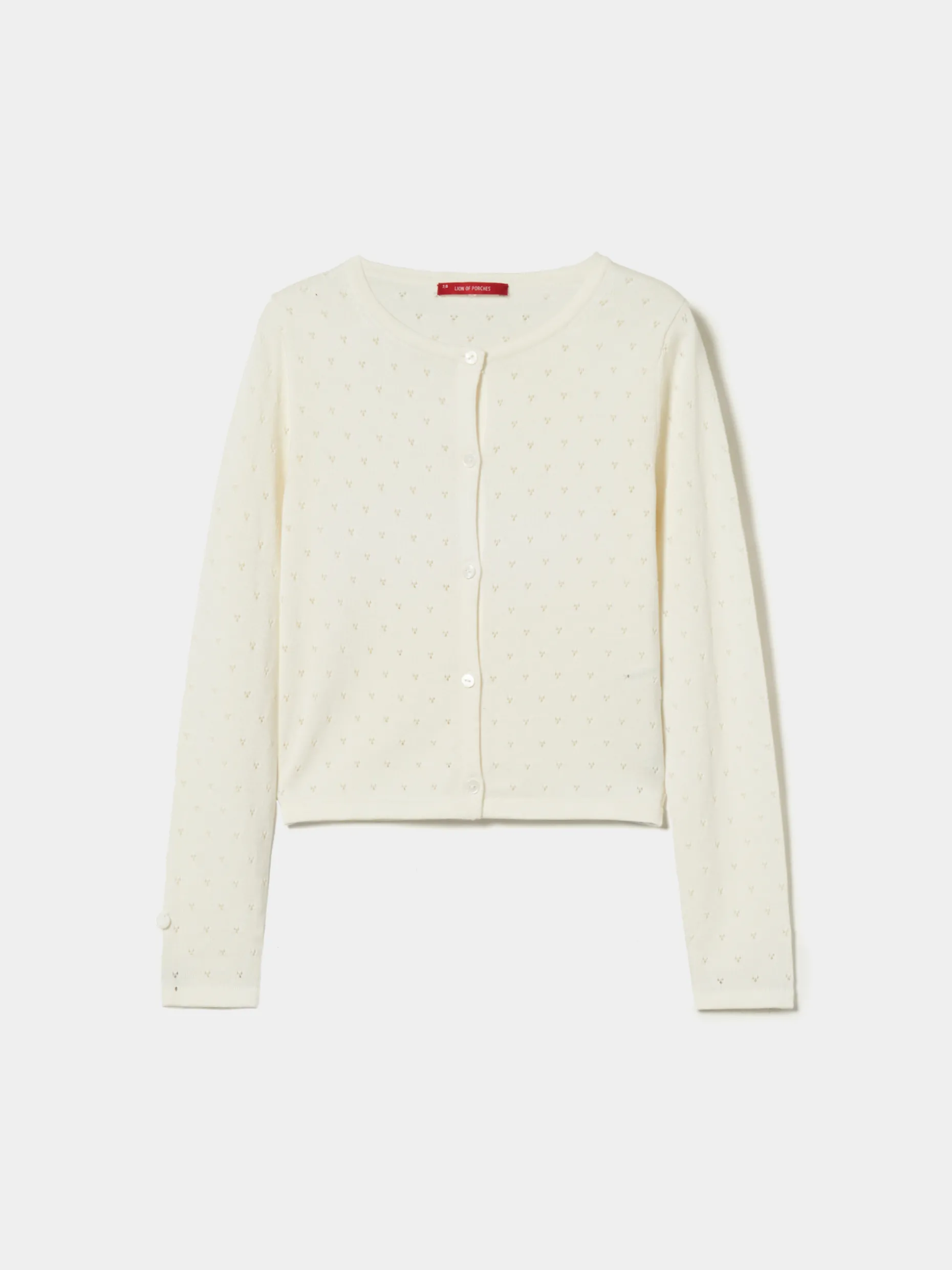 Casaco de malha 100% algodão