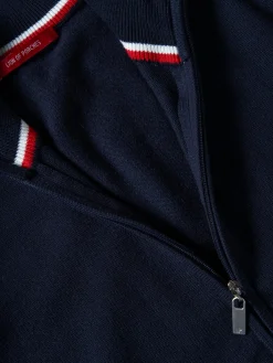 Casaco de malha com fecho