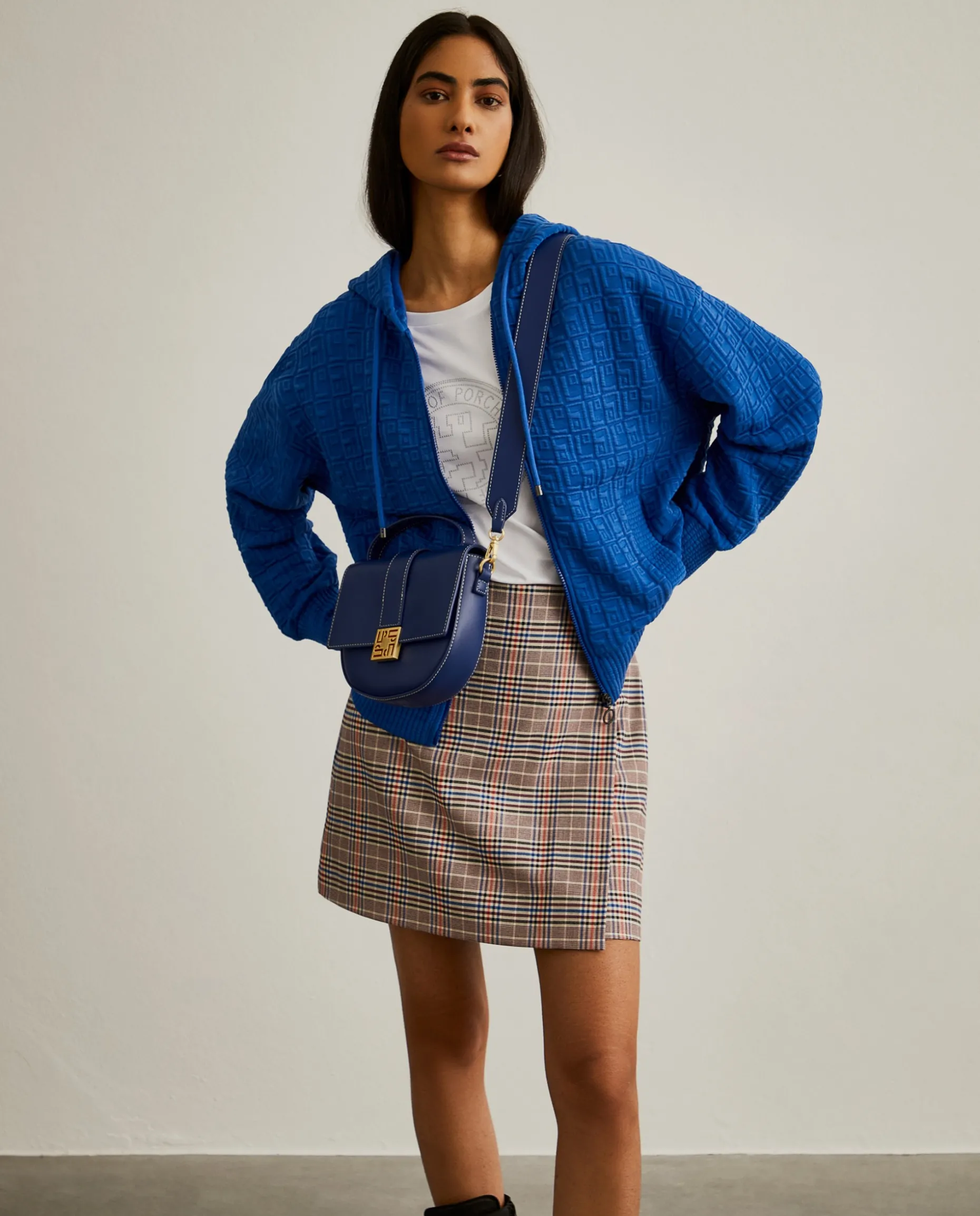 Casaco de malha com monograma