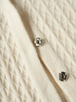 Casaco de malha com textura