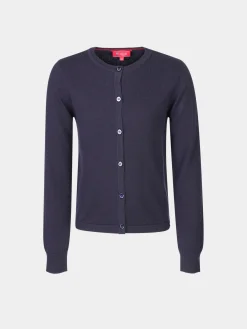 Casaco de malha em algodão e caxemira