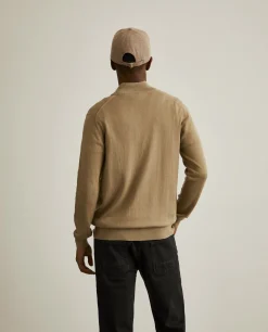 Casaco de malha em algodão e caxemira