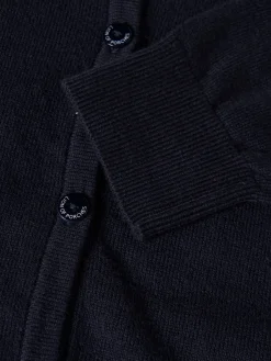 Casaco de malha em algodão e caxemira