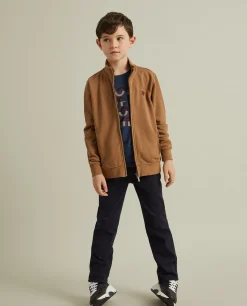 Casaco de malha em algodão