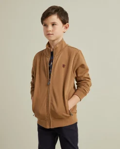 Casaco de malha em algodão