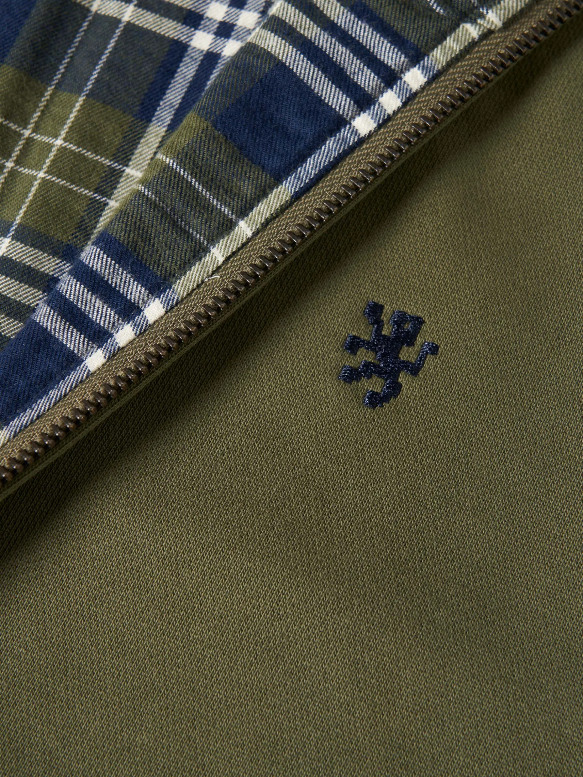 Casaco de malha em algodão gola alta