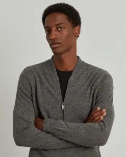 Casaco de malha em lã