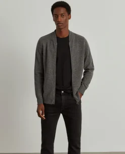 Casaco de malha em lã