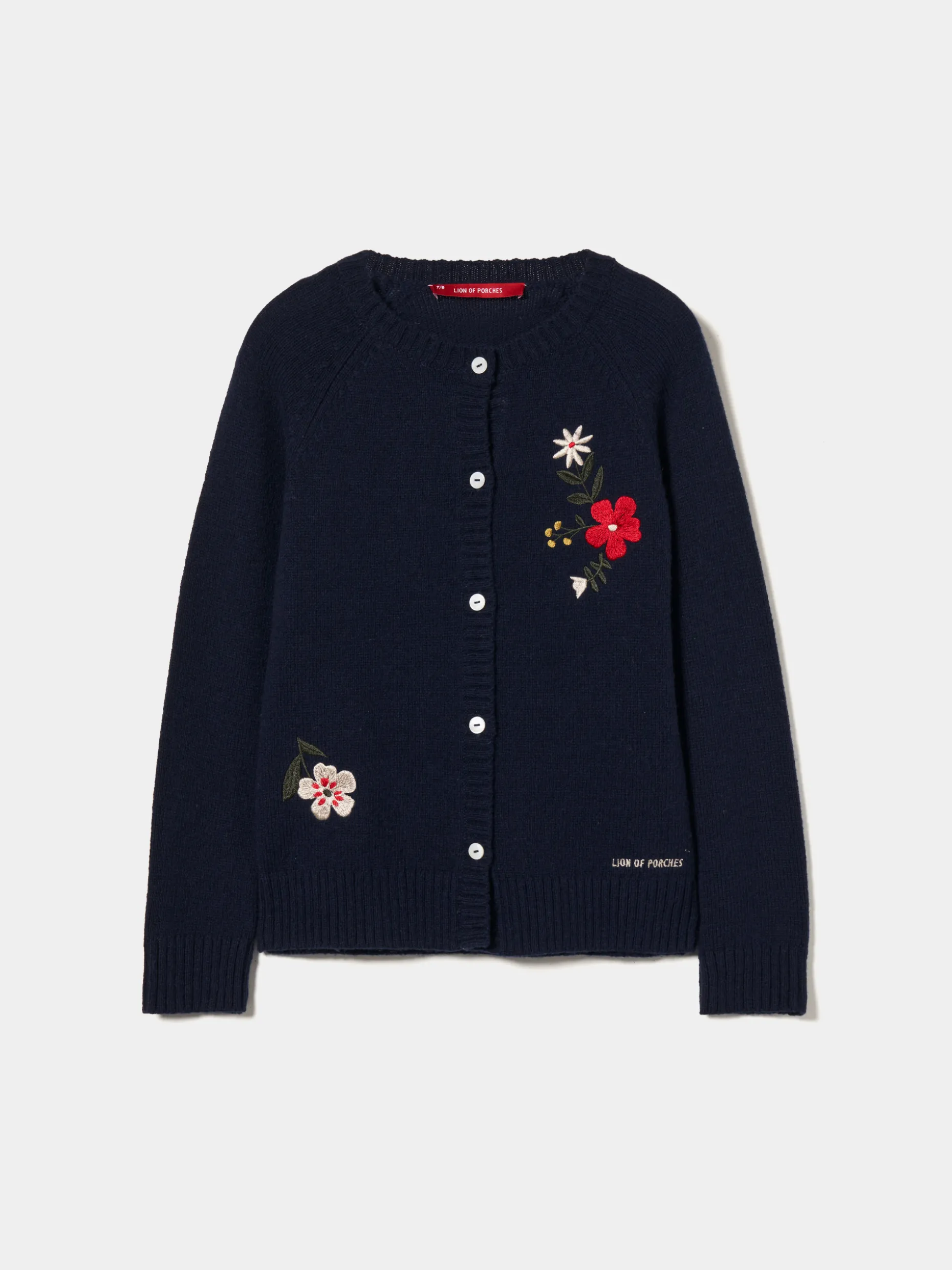 Casaco malha com bordados