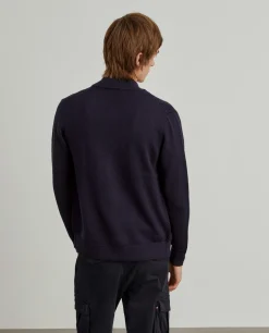 Casaco malha tricotada