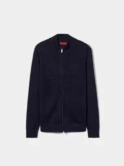 Casaco malha tricotada