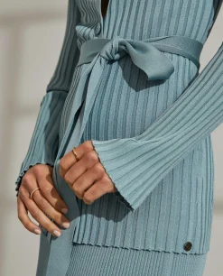 Casaco para mulher estruturado com cinto