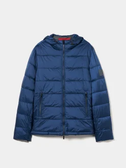 Casaco técnico acolchoado com capuz