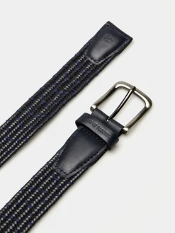 Cinto entrançado 100% pele