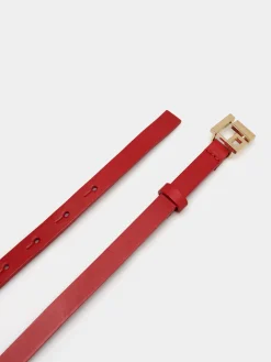 Cinto fino 100% pele