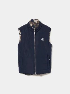 Colete acolchoado reversível