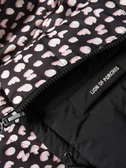 Colete reversível com fecho